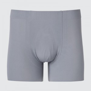 Uniqlo AIRism Boxer (Ultra Seamless) Men Briefs Grey US | RQND-96123