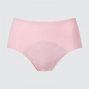 Uniqlo AIRism High Rise Period Pants (High Absorbency) Women Briefs Pink US | VZRS-43892