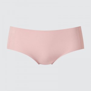 Uniqlo AIRism Seamless (Hiphugger) Women Briefs Pink US | EVYT-18407