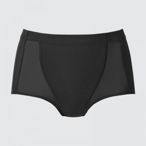 Uniqlo AIRism Shaper (Non-Lined) Women Shorts Black US | FPCS-64827