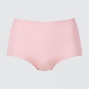 Uniqlo AIRism Ultra Seamless (High Rise) Women Briefs Pink US | BKHM-57168