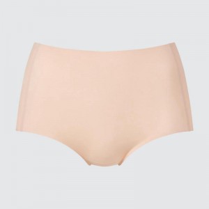 Uniqlo AIRism Ultra Seamless (High Rise) Women Briefs Beige US | HIYL-94372