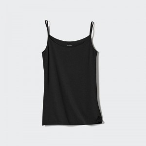 Uniqlo AIRism Women Camisoles Black US | MVEP-45268