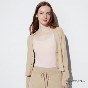 Uniqlo AIRism Women Camisoles Natural US | TQZF-48619