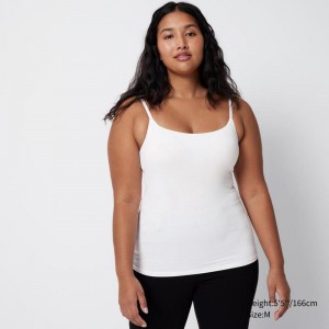 Uniqlo AIRism Women Camisoles White US | HQMZ-06849