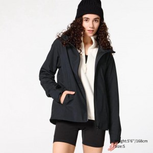 Uniqlo BLOCKTECH Women Parka Black US | GOSP-74081