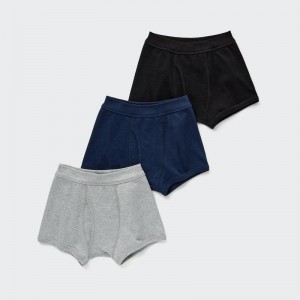 Uniqlo Boys (3 Pairs) Kids' Briefs Grey US | LTJN-53946