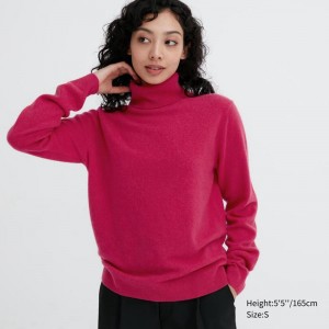 Uniqlo Cashmere Women Jumper Pink US | LYRQ-31504