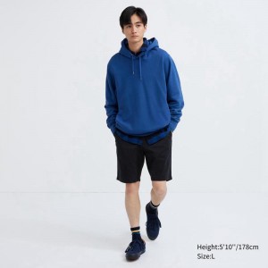 Uniqlo Chino Men Shorts Navy US | YLQR-21785