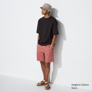 Uniqlo Chino Men Shorts Pink US | FEBX-23147