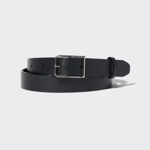 Uniqlo Clean Women Belt Black US | BAEH-37486