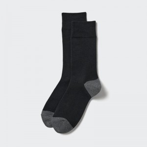 Uniqlo (Colour Block) Men Socks Black US | CHUS-05362