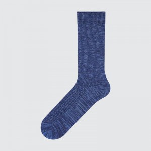 Uniqlo Colour Men Socks Blue US | AHKL-36712