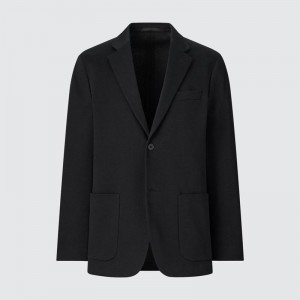 Uniqlo Comfort Men Jackets Black US | CVPE-85207