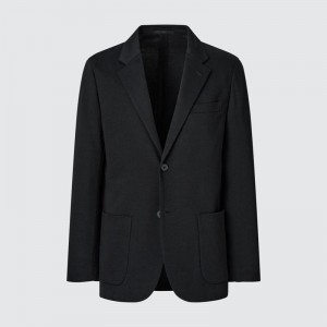 Uniqlo Comfort Men Jackets Black US | KPLU-79385