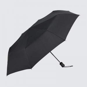 Uniqlo Compact Men Umbrella Black US | CFYQ-69107