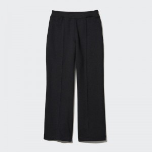 Uniqlo DRY Sweat Track Women Trousers Black US | MFPV-17094