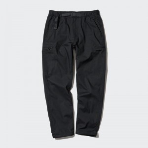 Uniqlo HEATTECH Easy (Short) Men Trousers Black US | BGQS-27851