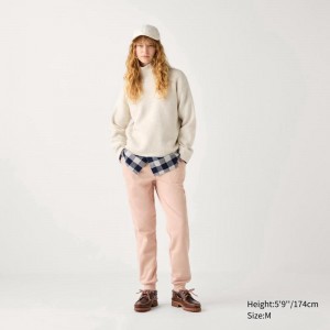 Uniqlo HEATTECH Fleece Lined (Long) Women Joggers Pink US | KXLT-29370