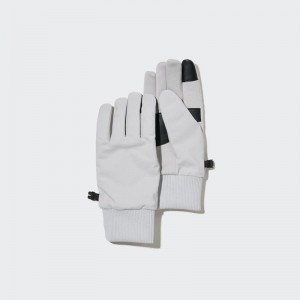 Uniqlo HEATTECH Lined Touchscreen Women Gloves Light Grey US | MONK-84651