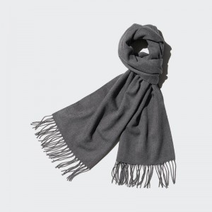 Uniqlo HEATTECH Men Scarf Grey US | CEQT-57264