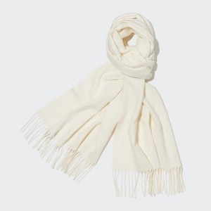 Uniqlo HEATTECH Men Scarf Off White US | FENR-40813