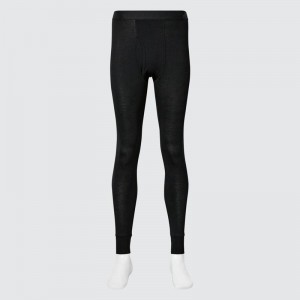 Uniqlo HEATTECH Tights Men Tights Black US | PMHZ-02718