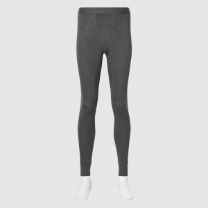 Uniqlo HEATTECH Tights Men Tights Dark Grey US | ISFO-71526