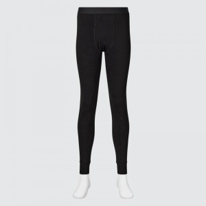 Uniqlo HEATTECH Ultra Men Warm Tights Black US | EHOU-47580