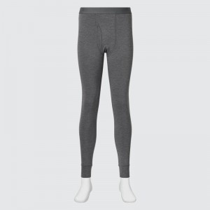 Uniqlo HEATTECH Ultra Men Warm Tights Dark Grey US | KFZB-58103