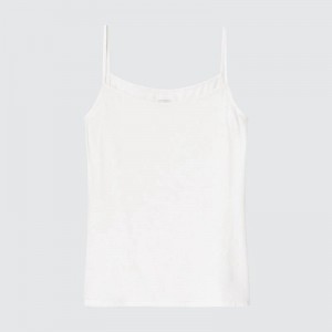 Uniqlo HEATTECH Women Camisoles White US | DJGI-75149