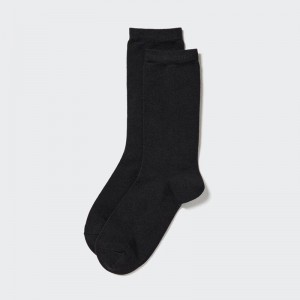 Uniqlo HEATTECH Women Socks Tights Black US | RVFX-59081