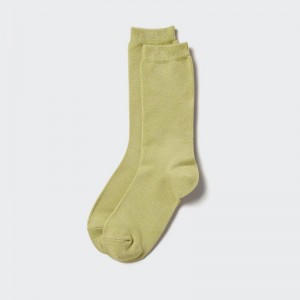 Uniqlo HEATTECH Women Socks Tights Green US | XKZN-42891