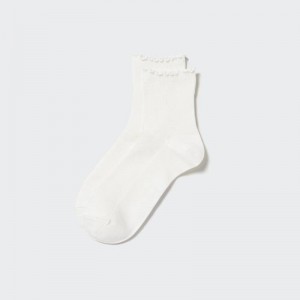 Uniqlo HEATTECH Women Socks Tights White US | RCMZ-64539