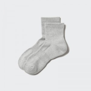 Uniqlo Half (Pile) Men Socks Grey US | OPAB-24801