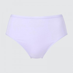 Uniqlo High Rise Women Briefs Light Purple US | QFXG-13409