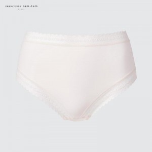 Uniqlo High Waisted Knickers Women Underwear Off White US | MVQN-05386