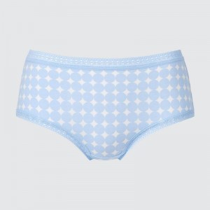 Uniqlo Hiphugger (Dot) Women Briefs Light Blue US | LJHY-46350