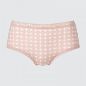 Uniqlo Hiphugger (Dot) Women Briefs Pink US | EIRV-69801