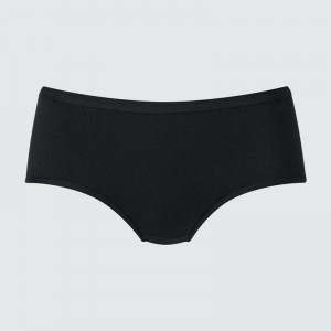 Uniqlo Hiphugger Women Briefs Black US | KWMP-71289