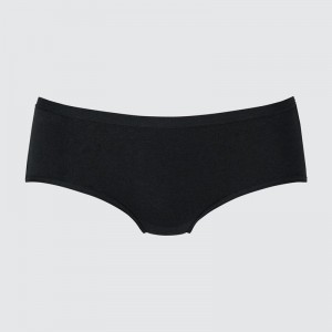 Uniqlo Hiphugger Women Briefs Black US | PCTZ-24769