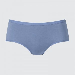 Uniqlo Hiphugger Women Briefs Blue US | NEDY-87569