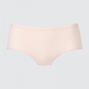 Uniqlo Hiphugger Women Briefs Pink US | ZQVK-86215