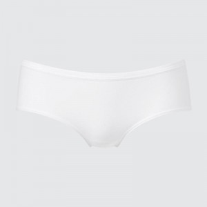 Uniqlo Hiphugger Women Briefs White US | ZDRV-82516