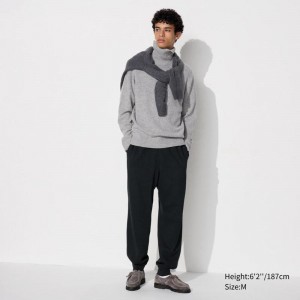 Uniqlo Joggers (Long) Men Joggers Black US | RJVA-13268