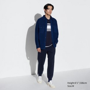 Uniqlo Joggers Men Joggers Navy US | NRGT-20384