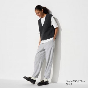 Uniqlo Joggers Women Joggers Grey US | BVOY-85207