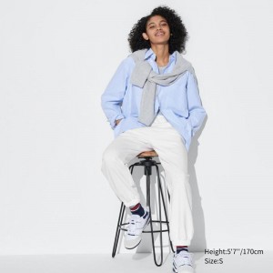 Uniqlo Joggers Women Joggers White US | ISEB-87524