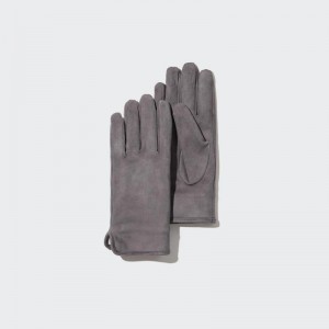 Uniqlo Lined Women Gloves Grey US | XRNP-03652