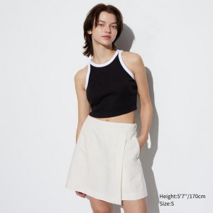 Uniqlo Linen Blend Women Skirts Off White US | WBHC-32760